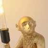 CHABEI Modern Table Light, Monkey Desk Lamp, Resin Sitting Monkey