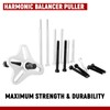 Harmonic Balancer Puller 46pcs Steering Wheel Puller Flywheel Remover Crankshaft