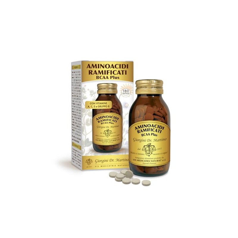 AMINOACIDI RAMIFICATI BCAA PLUS 180 PASTIGLIE