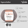 Wollidu Mika Knitting and Crochet Yarn, 51% Polyacrylic, 49% Cotton,