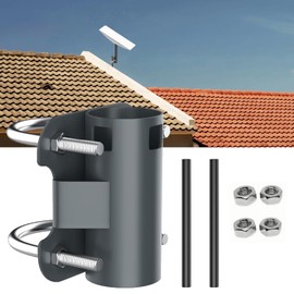 Starlink Halterung, Rohrhalterung für Starlink Schüssel, Halterungen für Satellitenschüsseln, Starlink Zubehör, Stand-Alone Montagehalterung für Monitor, Einstellbar 30–50mm Halterung