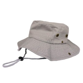 New Hattan Safari Hat, Adventure Hat, Men's, Women's, Outdoor, Brand, Plain, Leisure, Climbing, Camping, gray