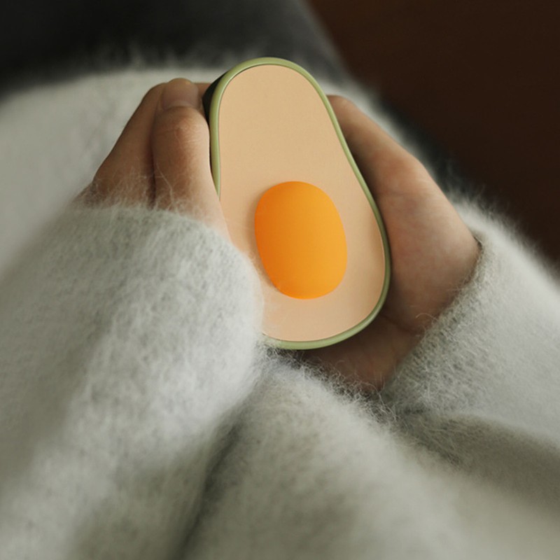 Avocado Electric Hand Warmer USB Cute Portable Hand Warmer Rechargeable