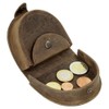 Leather Men's Schütter Coin Purse, Polished & Oiled Cowhide Leather,