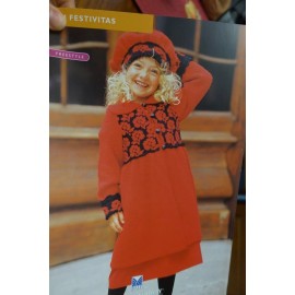 Karabella Dale of Norway Knitting Pattern 4024 child's coat & cap 22-27"