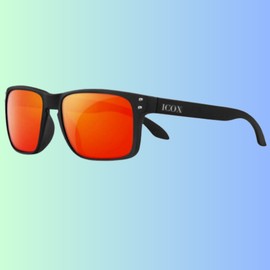 ICOX Square Polarized Sunglasses For Men Women Driving Sun Glasses Fishing B & O
