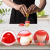 JJYHEHOT 6 Pcs Egg Cooker, Silicone Non-stick Egg Boiler, No