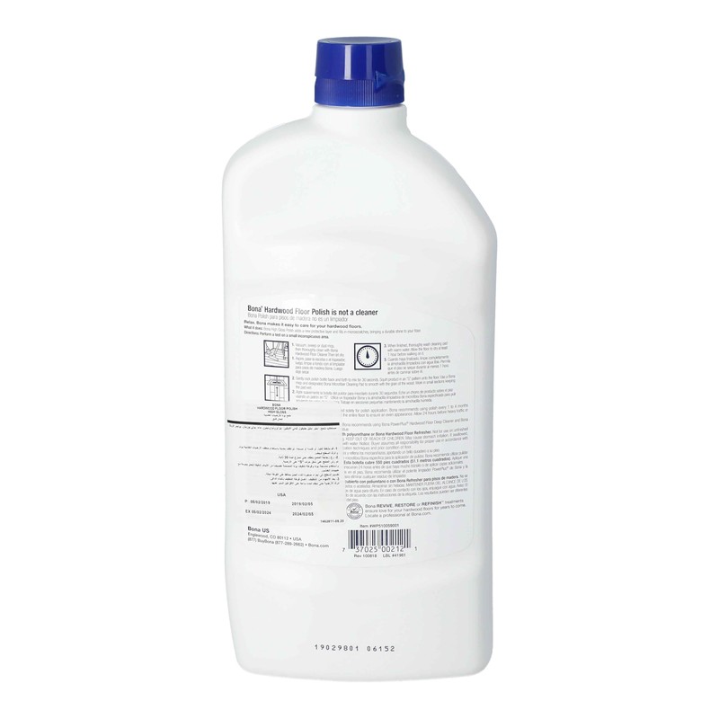 Bona Hardwood Floor Polish - High Gloss, 32 oz.