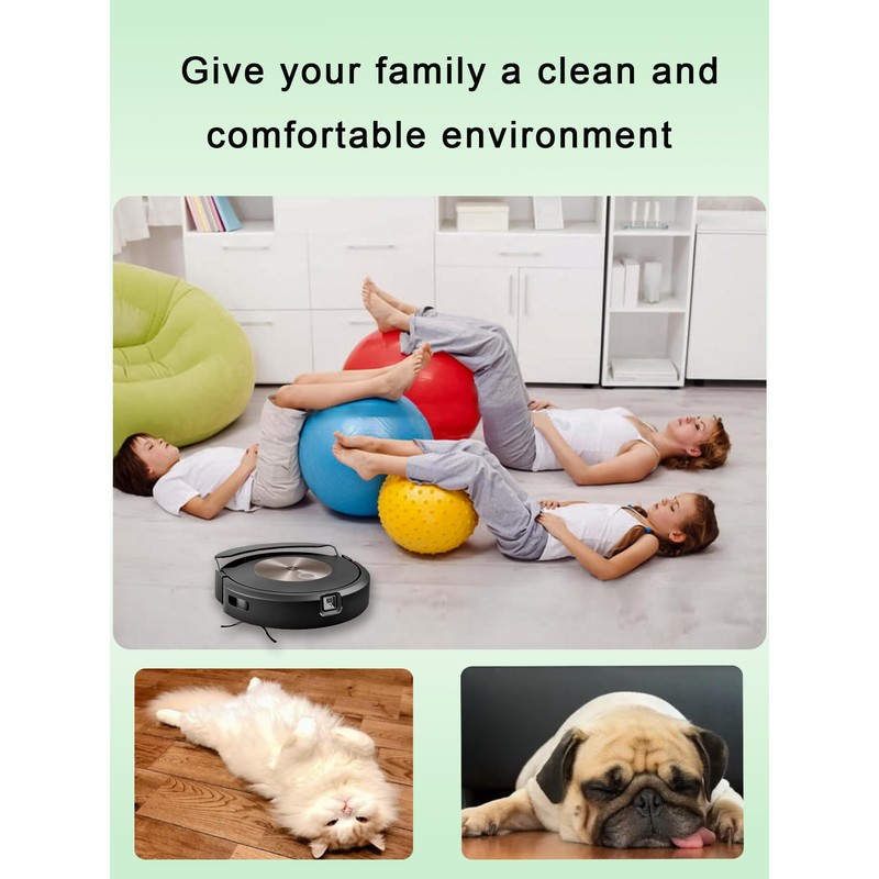 E-HAO 6 Pack Mop Pads Replacement for iRobot Roomba Combo