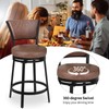 FLYZC Bar Stools, Counter Height Barstools Set of 2, 25"