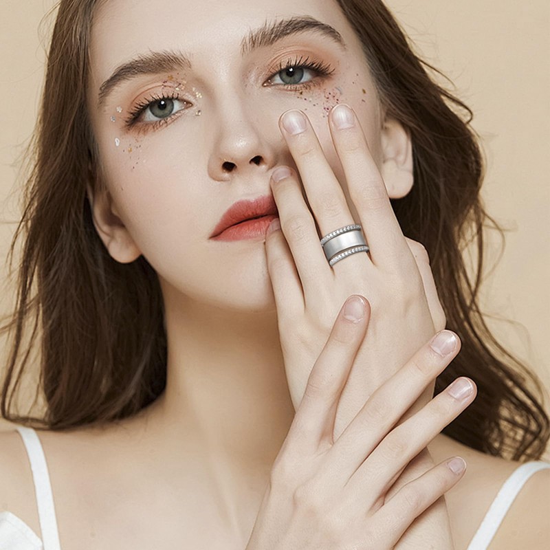 sylacor Adjustable 14K Gold Plated Stacking Rings for Oura Ring