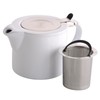 BIA International Infuse Teapot Stainless Steel Infuser | White |
