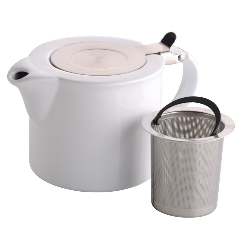 BIA International Infuse Teapot Stainless Steel Infuser | White |