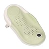 Foldable Baby Bath Support with Thermometer Slip Resistant Ergonomic Infant
