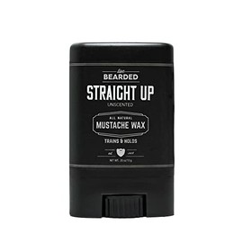 Live Bearded Barra De Cera Para Bigote, 10 G - Hecha En Ee. Uu. Con Ingredientes Totalmente Naturales - Fijación Media Para Estilizar Bigote Y Barba |