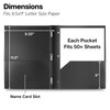 Dunwell Plastic Folders with 3 Prongs, (2 Pack, Black), 2-Pocket