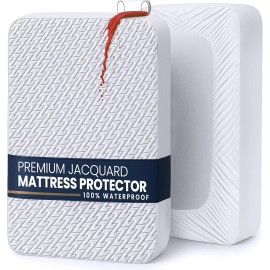 Utopia Bedding Waterproof Mattress Protector King Size, Premium 3D Air Soft