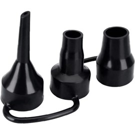 Black Air Pump Replacement Nozzles, Plastic Pump Nozzles, Air Pump Nozzles for Inflatables, 3 Size Air Mattress for Partial Air Bed, Air Mattress Air Mattress Etc Durability and Practicality