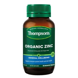 Thompsons Buy Thompsons Organic Zinc 180 Tablets Online