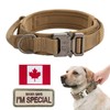 Tactical Dog Collar with USA American Flag - Military Dog