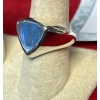 Natural Creations mens sterling silver ring Size 8 Labradorite