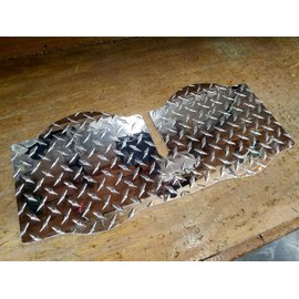 Ezgo RXV Golf Cart Diamond Plate Bag Well Liner