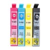 4Pcs Printer Cartridge BK C M Y Clear Fadeless Print