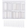 Nivofu 200Pcs Puntas de Uñas Postizas Curvadas en C Largas,