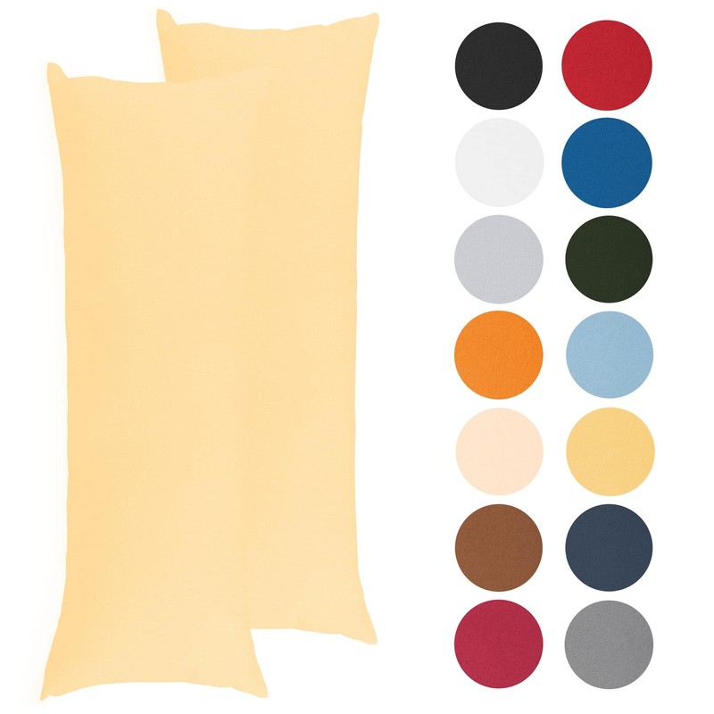 CelinaTex BeBasic Pillowcase Double Pack 40 x 145 cm Cream