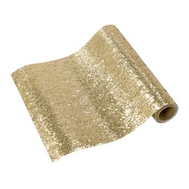 Talking Tables Gold Table Runner with Glitter effect- 1.8m Chic and Stylish Table Party Decorations for Weddings, Birthday, Christmas, Hen Party Celebrations
