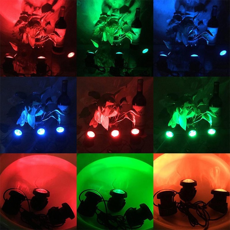 Solar Underwater Pond Lights LED Solar Powered Diving Lamp Projector