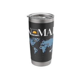 Digital Nomad Virtual Assistant Remote Work Wireless Living Stainless Steel Insulated Tumbler