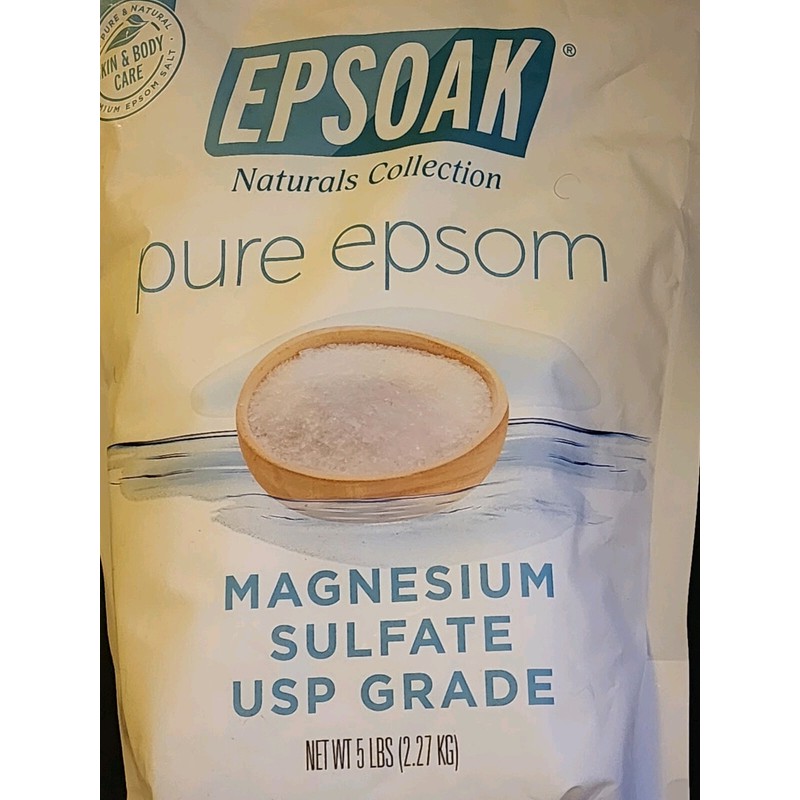 San Francisco Salt Company Epsoak Epsom Salt 5 Lb Resealable