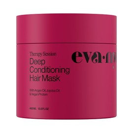 EVA·NYC Mascarilla para El Cabello Eva Nyc Therapy Session, Mascarilla para El Cabello Acondicionadora Profunda Infundida Con Aceite de Argán y Proteína Vegetal, 16.9 Fl Oz