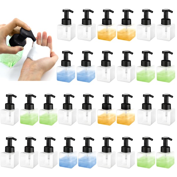 30 Pcs 8.5 oz Foaming Soap Dispenser Plastic Foaming Pump