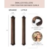 Rizador de Pelo Sin Calor, 4pcs Tubos para Cabello, Rizador