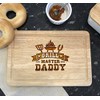 Grill Master Daddy BBQ Rectangle Chopping Board Fathers Day Gift
