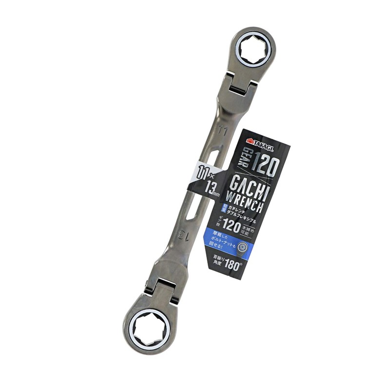 Takagi Gachi Wrench Double Flexible 0.4 x 0.5 in (11