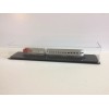 Plastics Unlimited Train Display case HO scale 16" long with low profile black acrylic base