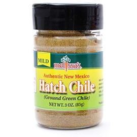 Melissa's Dried Hatch Chile, Ground Green Chile, Mild, 3 Ounce (Pack of 12)