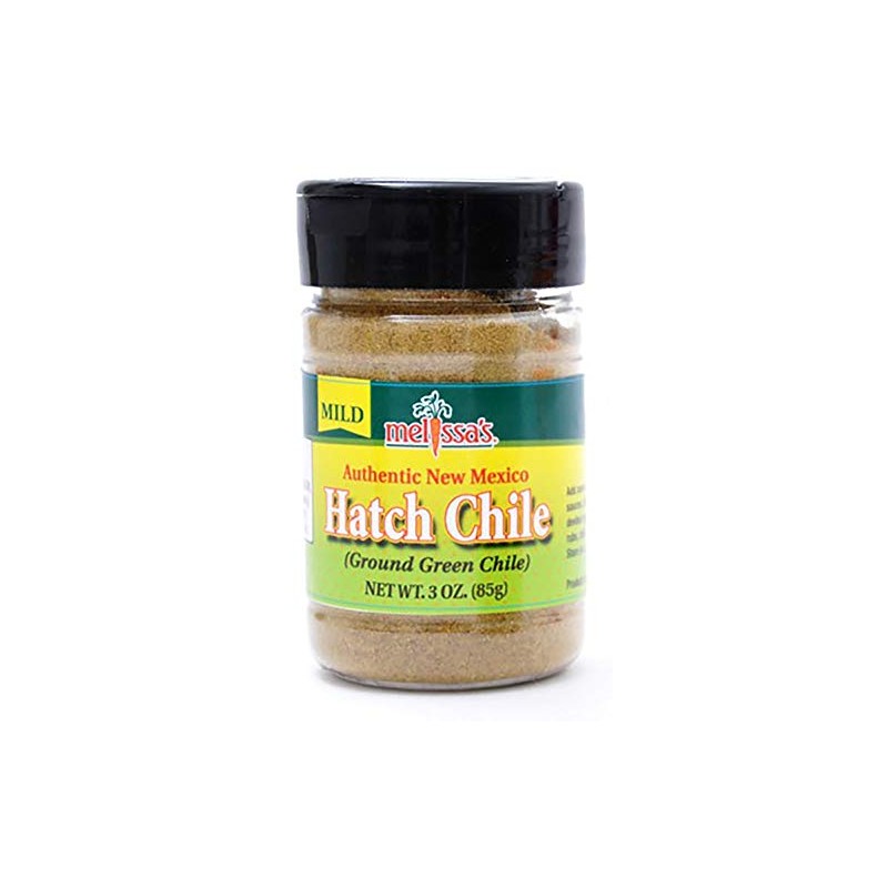 Melissa's Dried Hatch Chile, Ground Green Chile, Mild, 3 Ounce