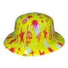 10 Sombrero Bombin Neon Plastico Fiesta Boda Evento Batuca