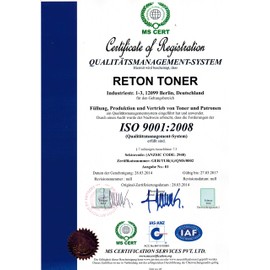 Original Reton Toner Compatible with (ISO Standard 19798) Replaces CF400X 201X for HP Color Laserjet Pro 200 M252n Laserjet Pro M252dw Laserjet Pro MFP M277dw Laserjet Pro MFP M277n