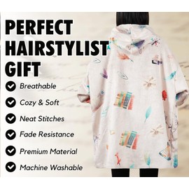 Writer Gifts, Wearable Flannel Writer Blanket Hoodie, Super Soft Warm Cozy with Giant Pocket, Funny Gifts on Birthday and Christmas - One Size Fits Most