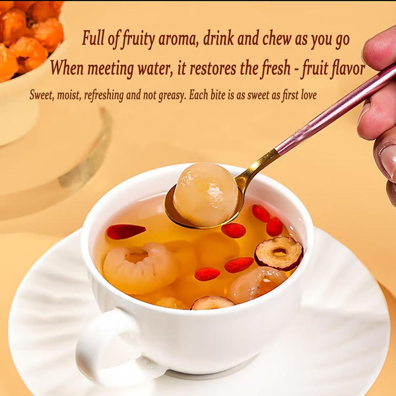 Dried Longan 5.3Oz/150g, Longan Fruit Seedless,100% Natural, No Sugar Added