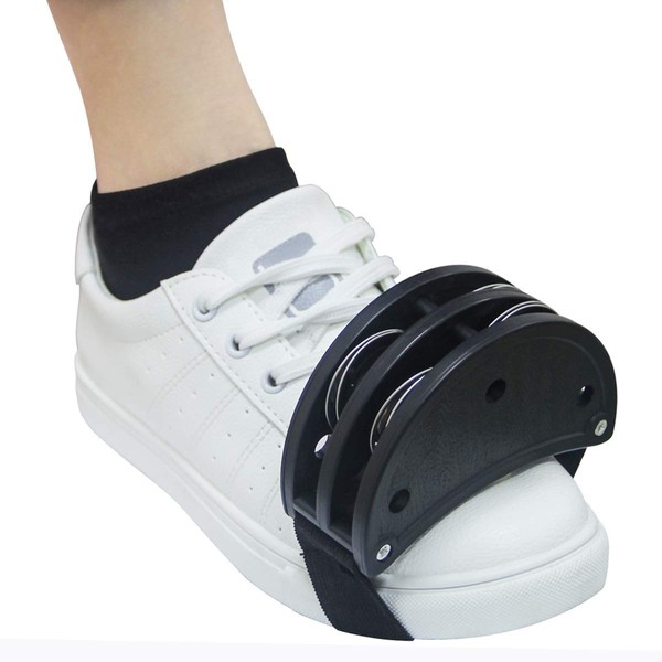 Foot Tambourine, Sweethome Foot Shaking Tambourine with Metal Jingles Foot