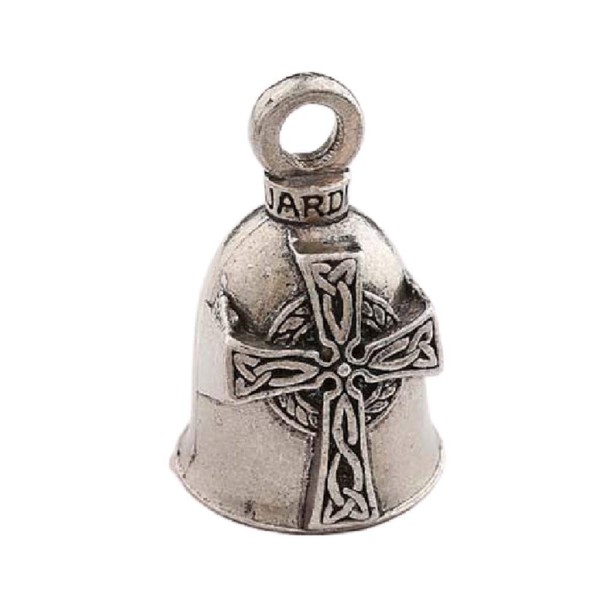 Guardian Bell Celtic Cross with Custom Gift Box Harley Biker Bell Ride to Live