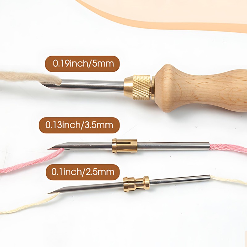 Punch Needle Tool Kit Set - Adjustable Embroidery Punch Needles