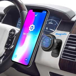 WixGear Magnetic Mount, Universal Stick-On Dashboard Magnetic Car Mount Holder, for Cell Phones and Mini Tablets with Fast Swift-snap Technology, Magnetic Cell Phone Mount