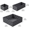 Posprica Woven Storage Baskets for Organizing, Small Baskets Cube Bin